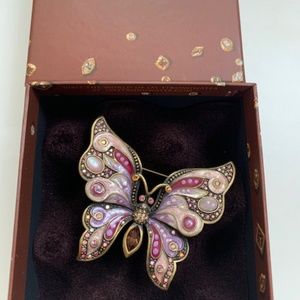 Jay Strongwater Swarovski Crystal Enamel Butterfly